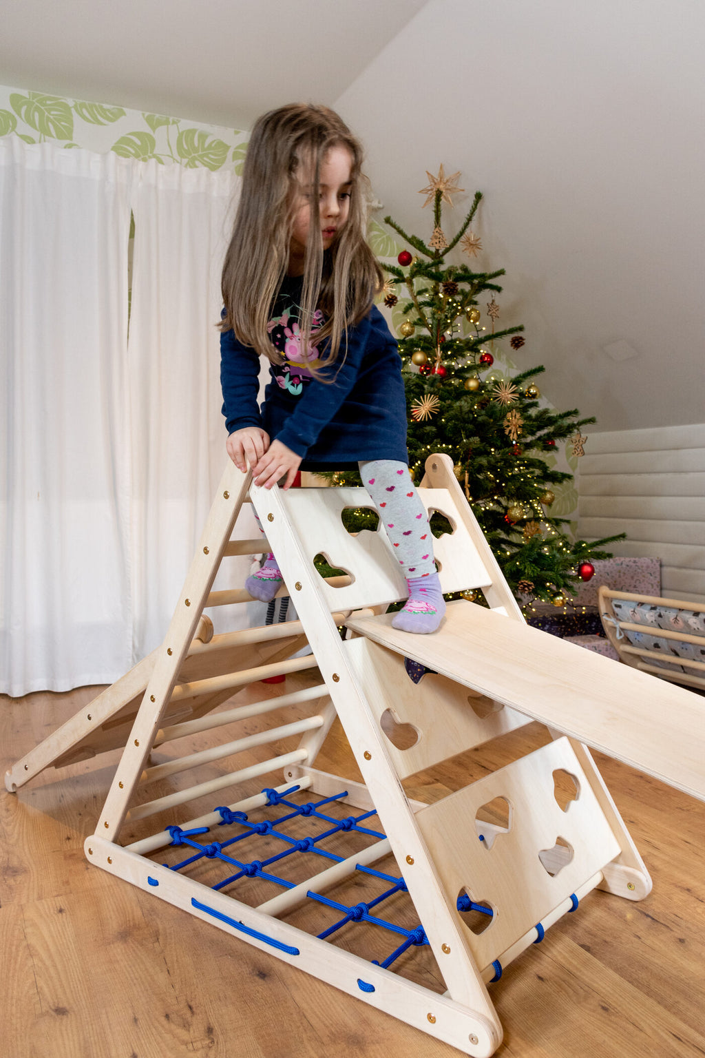 Stor klättertriangel Båge 5-i-1 SET