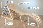 Stor klättertriangel Gunga 5-i-1 SET