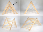 Stor justerbar stege // max 87 cm ⇈