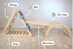 Stor klättertriangel Båge 5-i-1 SET